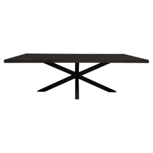 Eetkamertafel Denver Black | Rechthoek | 180 cm