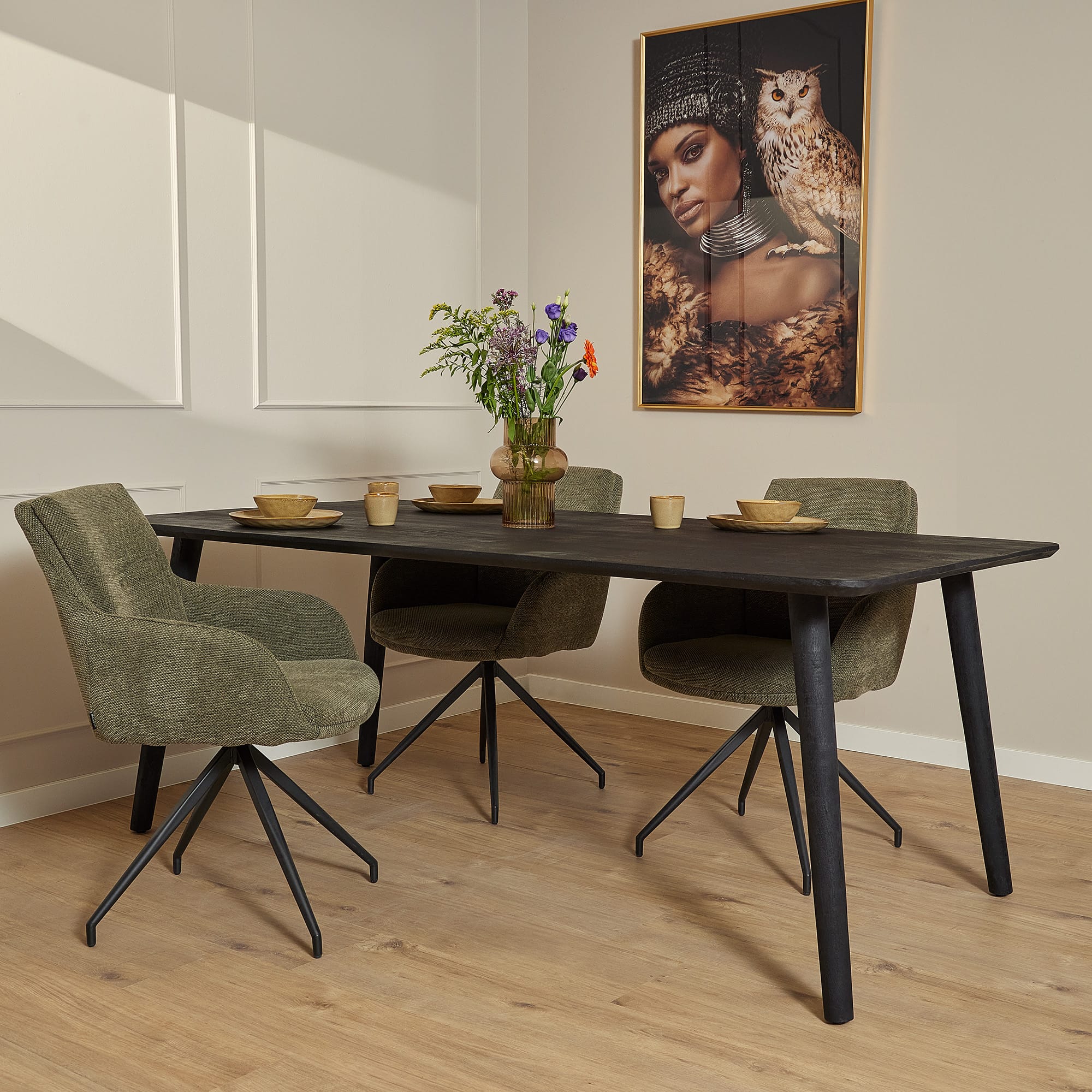 Eettafel Omaha Black | 180 cm - Image 2