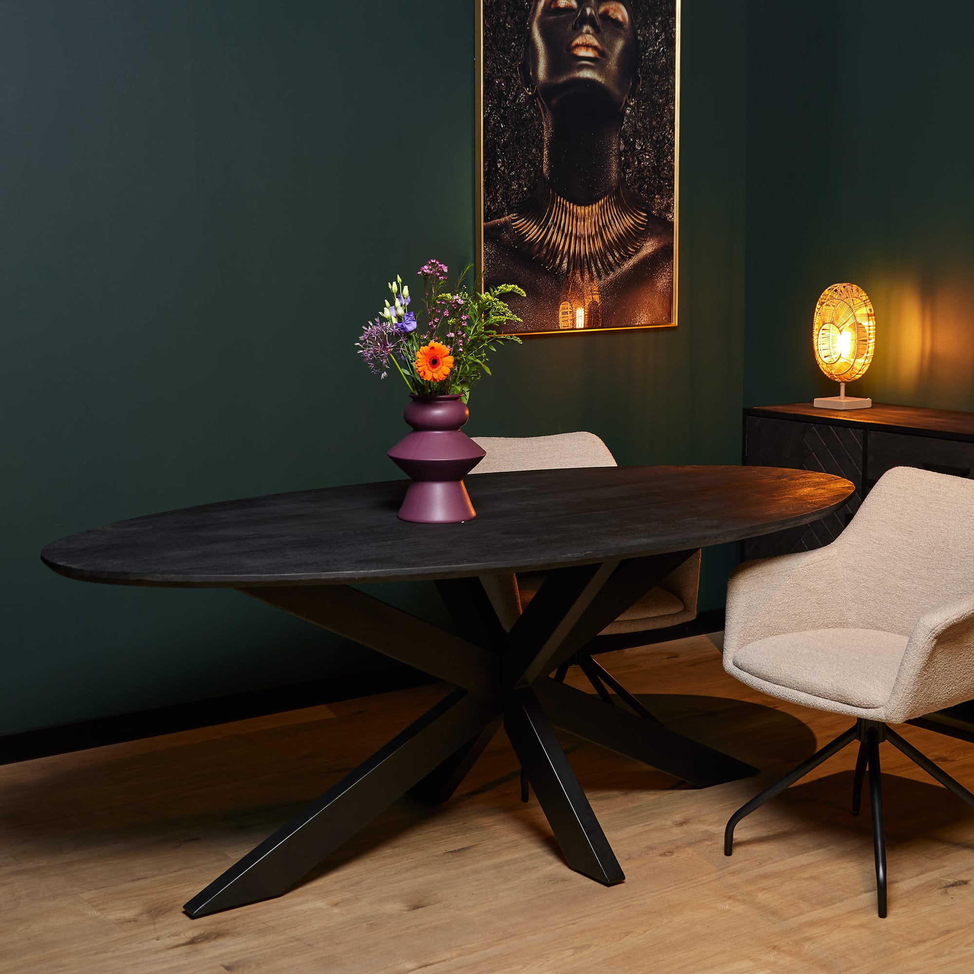 Eetkamertafel New York | Ovaal | 160 cm - Image 3