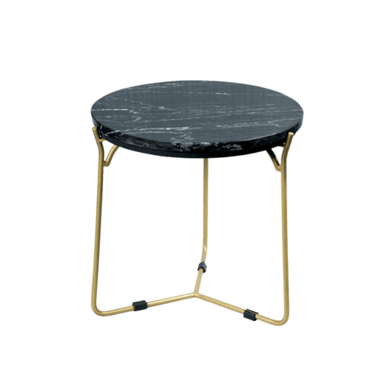 Salontafel set Caly | Zwart marmer 50-40 cm - Image 4