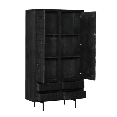 Kabinet Brandy Black | 2 deuren 4 lades - Image 6